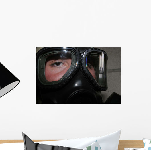 Marine Glares through Limited-spaced Wall Decal