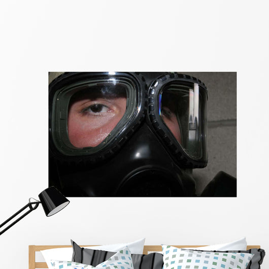 Marine Glares through Limited-spaced Wall Decal