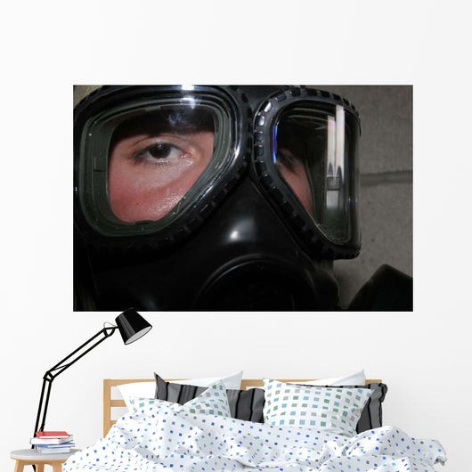 Marine Glares through Limited-spaced Wall Decal