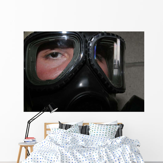 Marine Glares through Limited-spaced Wall Decal