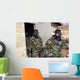 Marine Holds His Chest Wall Decal