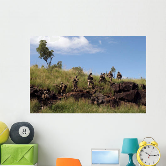 Marines Patrol Australian Outback Wall Decal