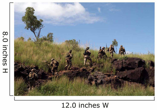 Marines Patrol Australian Outback Wall Decal