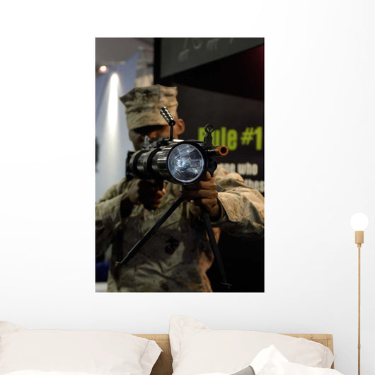 Marine Tests Night Hunter Wall Decal