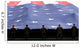 Airmen Present American Flag Wall Decal
