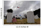 American Flag Flies Half Wall Decal