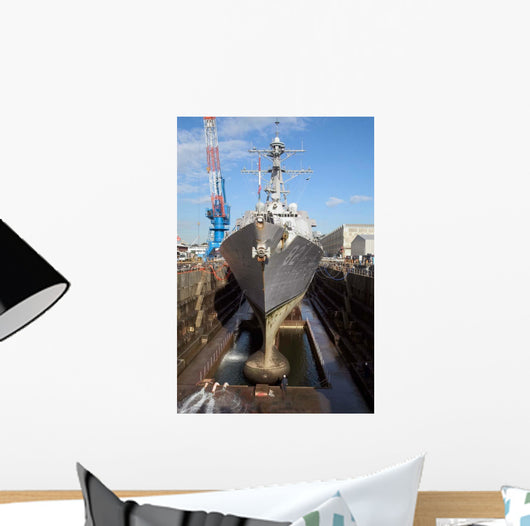 Guided Missile Destroyer Uss Wall Decal Design 1