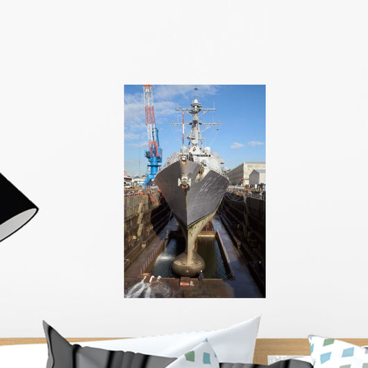 Guided Missile Destroyer Uss Wall Decal Design 1