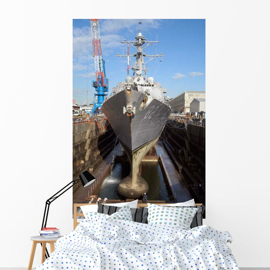 Guided Missile Destroyer Uss Wall Decal Design 1