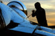Airman Tightens down Canopy Wall Decal