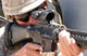Soldier Peers through His Wall Decal