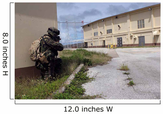 Marine Posts Security as Wall Decal