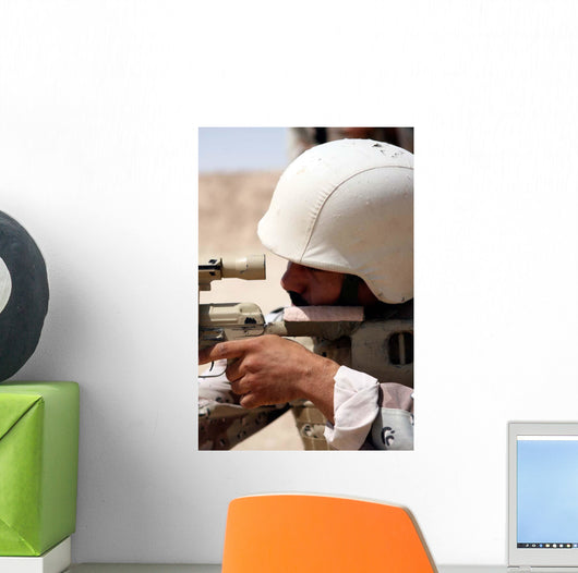 Iraqi Army Sergeant Sights Wall Decal Design 1