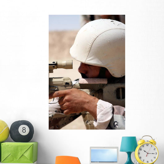 Iraqi Army Sergeant Sights Wall Decal Design 1