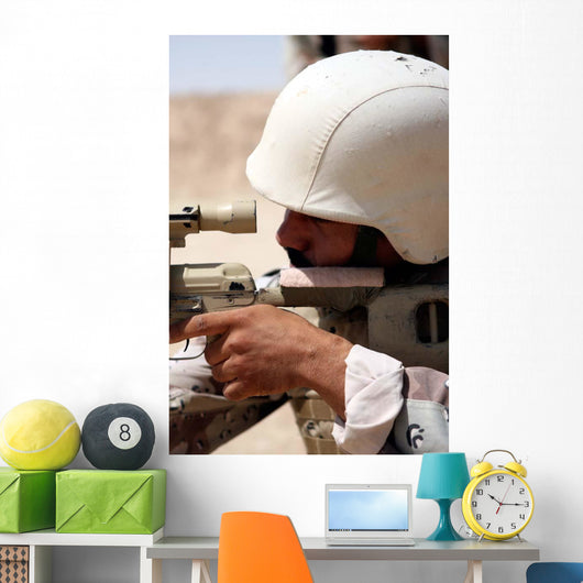 Iraqi Army Sergeant Sights Wall Decal Design 1