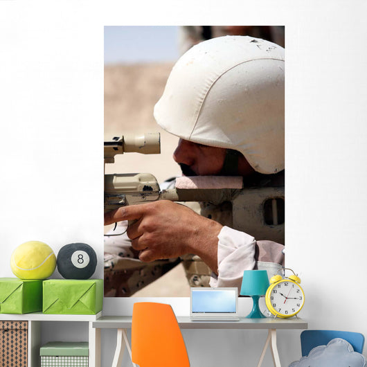 Iraqi Army Sergeant Sights Wall Decal Design 1