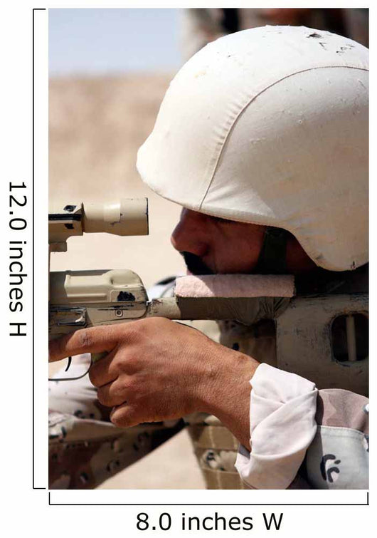 Iraqi Army Sergeant Sights Wall Decal Design 1
