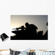 Silhouette Squad Automatic Weapon Wall Decal