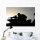 Silhouette Squad Automatic Weapon Wall Decal