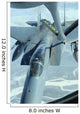 F-15 Eagle Receives Fuel Wall Decal