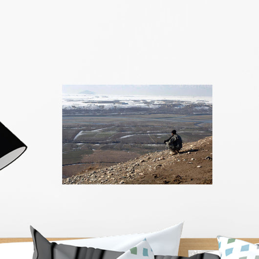 Us Army Soldier Looks Wall Decal Design 1