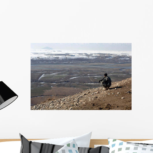 Us Army Soldier Looks Wall Decal Design 1