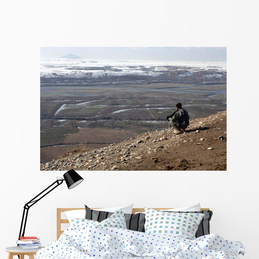 Us Army Soldier Looks Wall Decal Design 1