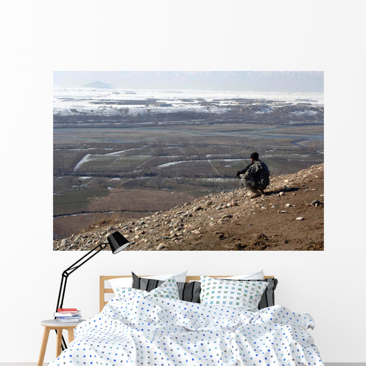 Us Army Soldier Looks Wall Decal Design 1