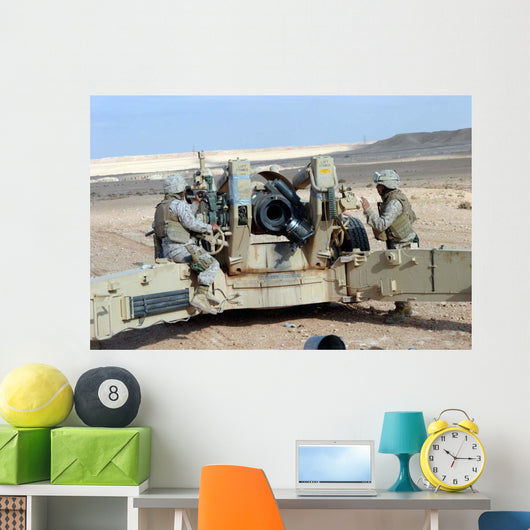 Us Marines Prepare to Wall Decal Design 1