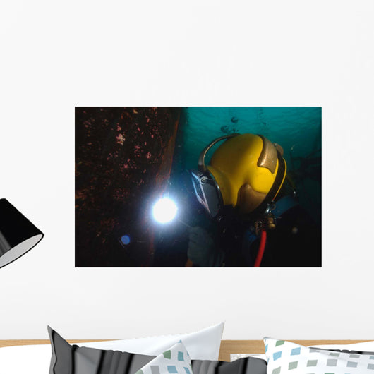Us Navy Diver Welds Wall Decal Design 3
