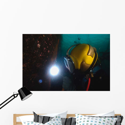 Us Navy Diver Welds Wall Decal Design 3