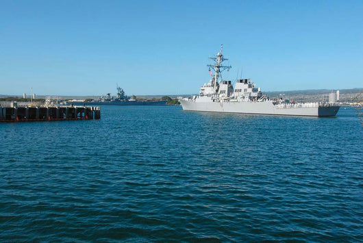 Uss Russell Passes Battleship Wall Decal