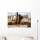 Military Working Dog Sits Wall Decal