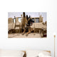 Military Working Dog Sits Wall Decal