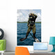 Us Navy Diver Jumps Wall Decal