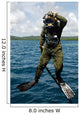 Us Navy Diver Jumps Wall Decal