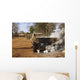 Humvee Burns after Simulated Wall Decal
