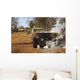 Humvee Burns after Simulated Wall Decal