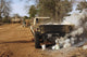 Humvee Burns after Simulated Wall Decal