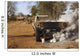 Humvee Burns after Simulated Wall Decal