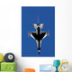 F-16 Falcon Dives Straight Wall Decal