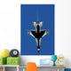 F-16 Falcon Dives Straight Wall Decal
