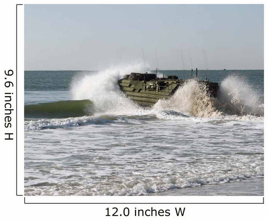 N Amphibious Assault Vehicle Wall Decal
