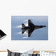 F-16 Fighting Falcon Pulls Wall Decal