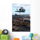 Hh-60h Seahawk Helicopter Prepares Wall Decal