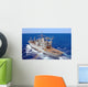 Helicopter Clears Flight Deck Wall Decal