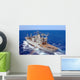 Helicopter Clears Flight Deck Wall Decal