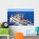 Helicopter Clears Flight Deck Wall Decal