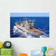 Helicopter Clears Flight Deck Wall Decal