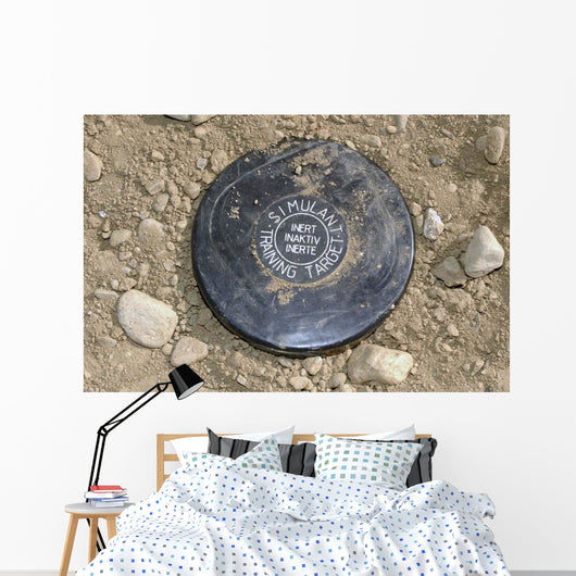 Simulated Land Mine Wall Decal